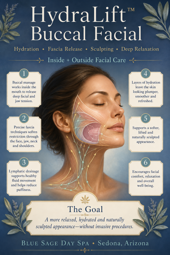 HydraLift™ Buccal Facial benefits at Blue Sage Day Spa in Sedona