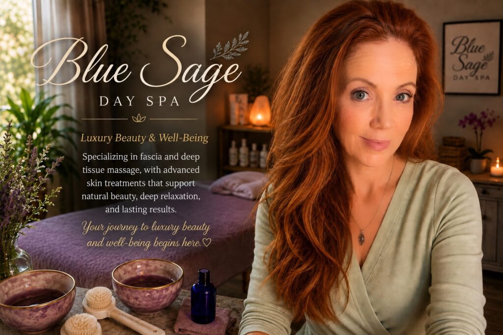 Fascia massage and facial treatments at Blue Sage Day Spa in Sedona
